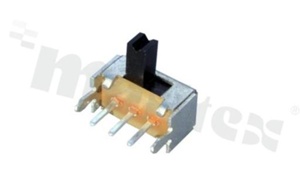 Miniature slide switch; 1-pole; twostable; ON-ON
