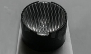 Lens for LED high power; angle: 24 to 26 degrees FWHM; Number of LEDs: 1; Dimensions: round 22mm; Height: 13.5mm; meterial: PMMA; PC; Fastening: tape
