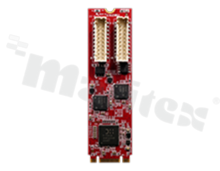 Karta rozszerzeń M.2 -> 2 porty PoE; temp. pracy: 0+70 st.C