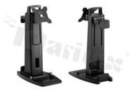 Uchwyt VESA desktop na 1 monitor z uchwytem na komputer box; regulowany; max. obciążenie 8kg; zalecane wymiary wyświetlacza 15-24"; HS740
