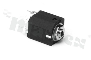 Connector: Jack 3.5mm; socket; female; ways: 3; straight; on panel mounting; THT
