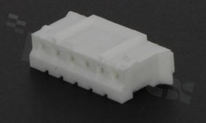 Korpus złącza kablowego; w rastrze 2.00mm; 6-stykowego; żeńskie; na przewód AWG#22-28; 50V/2A