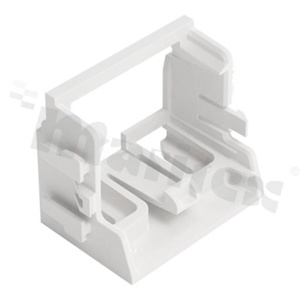 Adapter; do złączki 10-przewodowej 221;4mm2;montaż śrubowy; biała