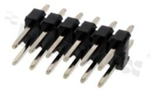 Listwa stykowa do PCB; w rastrze 2.54mm; 2x6 styków; montaż: THT; męska; prosta; dwurzędowa