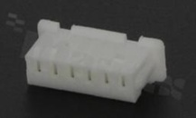 Korpus złącza kablowego; w rastrze 1.25mm; 6-stykowego; żeńskie; na przewód AWG#28-32; 125V/1A
