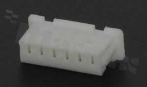 Korpus złącza kablowego; w rastrze 1.25mm; 6-stykowego; żeńskie; na przewód AWG#28-32; 125V/1A