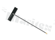 Antena; FPC; Wi-Fi; 2400-5850MHz; 3.1dBi; VSWR<2.5; liniowa; dookólna; RG1.13; 0.1m; IPEX; przyklejana; 38.9x9mm; czarna