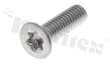 Śruba M3x8; łeb stożkowy; DIN965; aluminium P65; torx TX10.