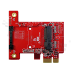 Expansion board PCIex1 -> mPCIe Module; oper. temperature:-40+85 deg.C
