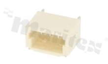 Header for PCB; pitch 1.00mm; 4-contacts; SMD; male; side entry; 50V/1A