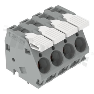 Listwa zaciskowa do PCB; przewód-płytka; na przewód 1.5 - 16.0 mm2 (16-6AWG); raster10.0 mm; 2-torowa.; kąt ułożenia przewodu względem płytki: 30; Push-in; szary; 300V/150V