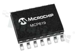 Wzmacniacze operacyjne – Op Amp; MICROCHIP; MCP619T-I/SL; 4; 150 µV; 2.3 V - 5.5 V; 5 nA