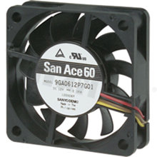 Fan; DC; 12VDC; 60x60x15mm; 0.56m3/min; 34.0dB.