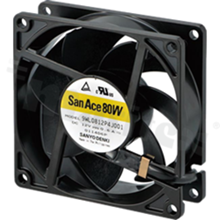Fan; splash-proof; DC; 24VDC; 80x80x25mm; 1.03m3/min; 31.0dB; IP68.