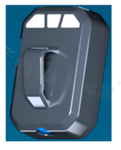 Industrial LoRaWAN tracker; GPS tracker; operating temperature -20+60 deg.C; IP67; battery powered 3xAA