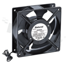 Wentylator; AC; łożysko kulkowe; 47/58m3/h; 50/60Hz; 0.14A; 100-125V; 13W; 2300/2800RPM; 34/40dBA; 22 AWG; silnik indukcyjny z zacienionym biegunem; 1 faza; stop aluminum; -10+65 st.C; 268g; 92x92x25mm