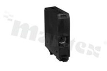 Installation terminal block; 1-level; 2-contacts; for wire 16-70mm2; screw terminal; black; Din rail; 690V/192A