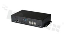 BoxComputer; Freescale i.MX6Cortex A9 1.0GHz dual-core; 1GB RAM; 8GB eMMC; Micro SD slot; 7x USB; 6xCOM; RS-485; DIO; HDMI; LVDS; LAN; mPCIe; SIM slot; 2x 5W speakers; supply 12 V; operating temperature: -20+60C