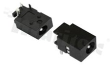DC socket; male; angled; pin diameter 1.6mm; hole diameter 4.3mm; THT