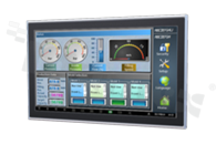 Fanless Panel PC 21.5'; resistive/capacitive touch panel; IntelCore i5 4300U 1.9 GHz; 2x LAN; 4x USB; 4xCOM; 2x HDMI; SATA; mSATA; 2x mPCIe; audio; power supply