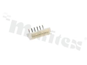 Header for PCB; pitch 2.50mm; 6-contacts; THT; male; side entry; 250V/3A