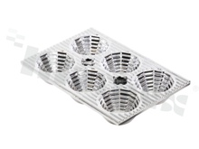 Reflector for LED FLOOD ; Number of LEDs: 6 ; Dimensions: 68x46mm; Height: 10mm