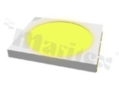 LED mid-power; SMD; PLCC6; warm white; 2600-3600K; 4000-8000mcd/60mA; 2.8-3.6V; diffused; 120 degrees; 5.4x5.0x1.6mm