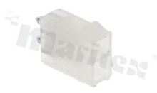Crimp terminal housing; pitch 4.20mm; 2-contacts; female; applicable wire AWG#16-26; 300V/9A