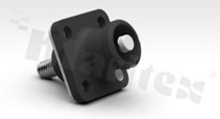 Connector power heavy duty power; 5.7mm SL+ RCPT.BLK PM.SCRWTHRD; 90 keyway