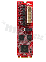 Expansion board M.2 -> 2 isolated porty LAN; oper. temperature: 0+70 deg.C