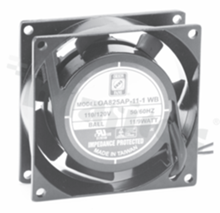 Fan; AC; 115V; 80x80x25mm; 16CFM; 1900RPM; 19dB.