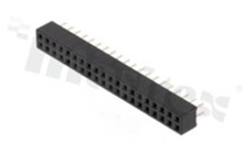 Pin Header; pitch 2.00mm; 2x20 pins; assembly: THT; female; straight; double row
