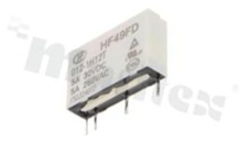 Przekaźnik elektromagnetyczny; prąd znamionowy 5A; napięcie cewki 12VDC; pojedynczy styk zwierny (1A); 5A/30VDC; 5A/250VAC