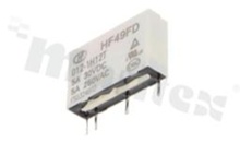 Electromagnetic relay; contact rating current 5A; coil voltage 12VDC; make contact (1A); 5A/30VDC; 5A/250VAC