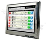 PanelComputer 15" SXGA 1024x768 Full IP-65; stainless steel; Touch Panel; 250 nits; ErP Desig; DualCore 1.8G D525CPU; 1GB RAM DDR3; disk 16G SSD; supply 12-28V input; Power Supply 12V