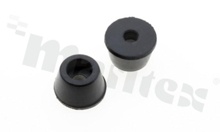 Nóżka gumowa; mocowana wkrętem; A=O11.5mm x B=7.4mm