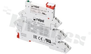Przekaźnik elektromagnetyczny; prąd znamionowy 6A; napiecie cewki 24VAC/DC; pojedynczy styk przełączny (1C); 6A/30VDC; 6A/250VAC; zawiera wymienny przekaźnik RM699BV-3011-85-1024; Montaż: szyna DIN