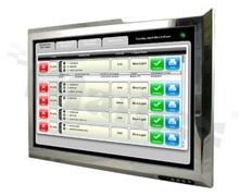 Bezwentylatorowy komputer panelowy 22"; Full IP-65; stal nierdzewna; ekran dotykowy;Czterordzeniowy procesor Intel Atom E3845 1.91 GHz; RAM 4 GB; dysk SSD 32 GB MLC; 1x Gigabit Ethernet; 1xCOM; 3x USB; głośniki 2x 2W; zasilanie 12-26V