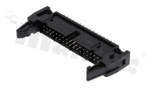 Złącze do PCB, w rastrze 2.54mm; 34-stykowe; montaż: THT; męskie; proste