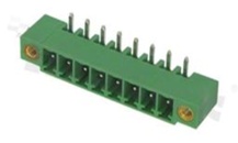 Pluggable terminal block; pitch 3.81mm; 8-ways; male; R/A pin header; closed type; with fixed screws; UL 300V/10A; TUV:300V/10.5A
