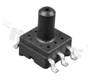 Gauge pressure sensor (positive); range: 1 MPa; accuracy: +-1.5%; working temp.: -40+125 deg.C; I2C output; supply: 5.0 VDC; port: 6 mm; address: 0x28; SMD; tray