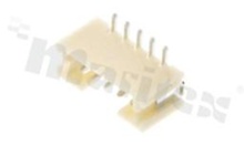 Header for PCB; pitch 2.00mm; 5-contacts; SMD; male; top entry; 100V/2A
