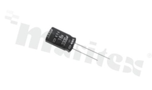 Electrolytic capacitor; 1000uF; 16V; 20%; 105deg.C; 10x16 r5mm; 10000h