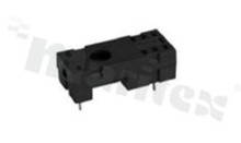 Socket for relay HF118F; 10A; 5 pins; type 1; Mounting: THT; 10A/250 VAC