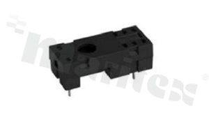 Socket for relay HF118F; 10A; 5 pins; type 1; Mounting: THT; 10A/250 VAC