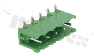 Listwa zaciskowa rozłączalna; w rastrze 5.08mm; 5-torowa; męska; kątowa; otwarta; UL 300V/16A; TUV:320V/20A