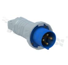 Connector; supply; male; 0.125kA; 250VAC; -25+40 deg.C; 3P+PE; IP69K