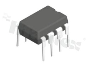 Integrated Circuit Operational Amplifier; CH:2; 5-40V; -40+125 deg.C; THT; DIP8