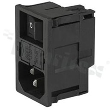 Moduły wejściowe zasilania (PEM); KM00.1205.11; Quick Connect; 3; Panel, Snap-In; Power, Receptacle