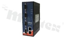 Przemysłowy serwer portów szeregowych; konwerter RS-232/422/485 do Ethernet 10/100/1000Base-T(X); 4 porty szeregowe DB9; 2 porty Gigabit Ethernet RJ45; 1 port PoE temp. pracy: -40+70 st.C; WYCOFANY Z PRODUKCJI